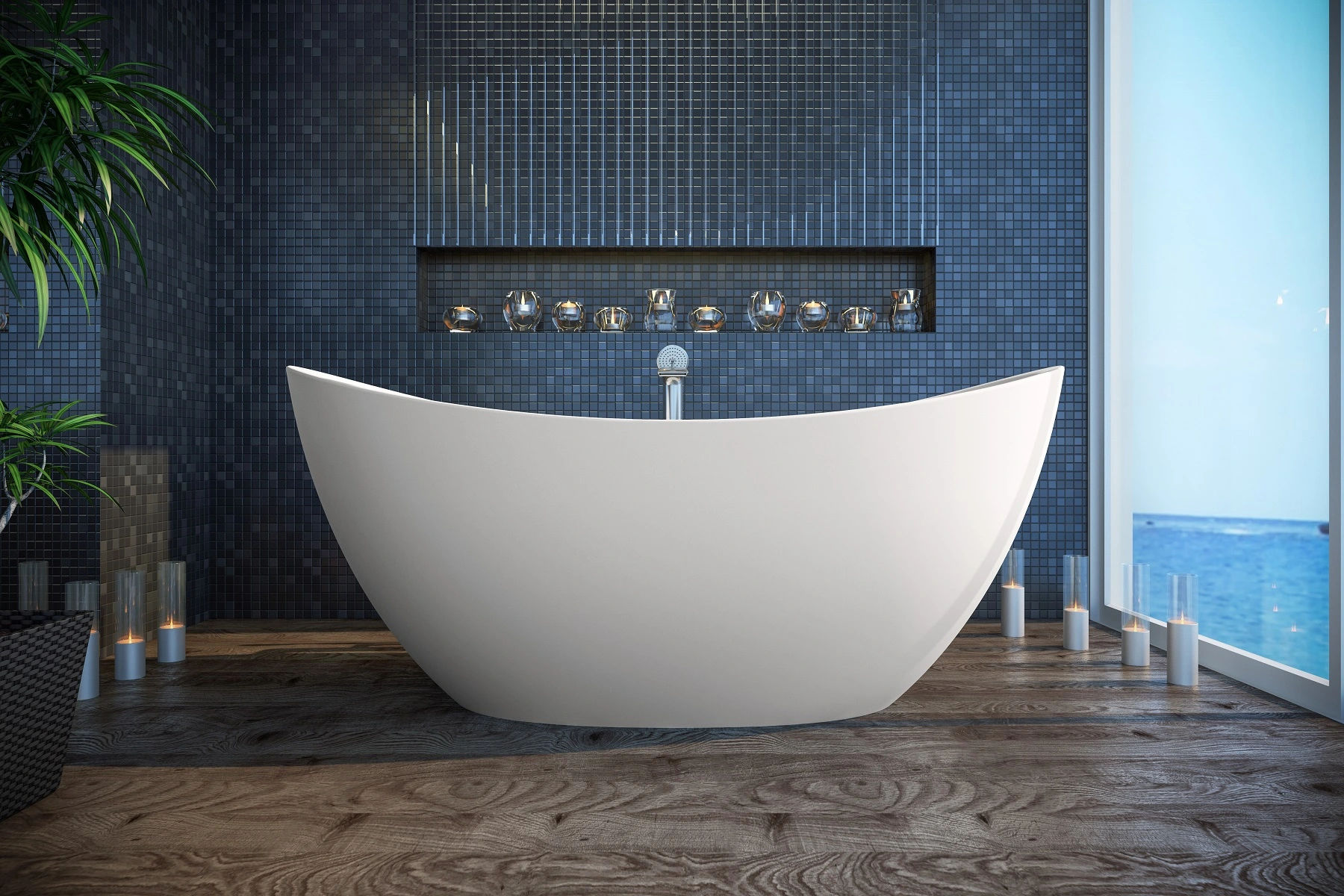 modern tub